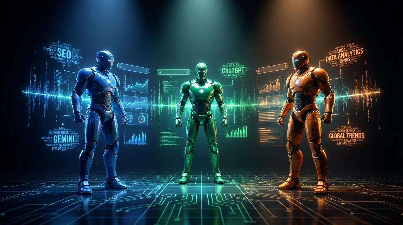 ChatGPT vs Gemini vs Claude: comparativa de IAs para SEO