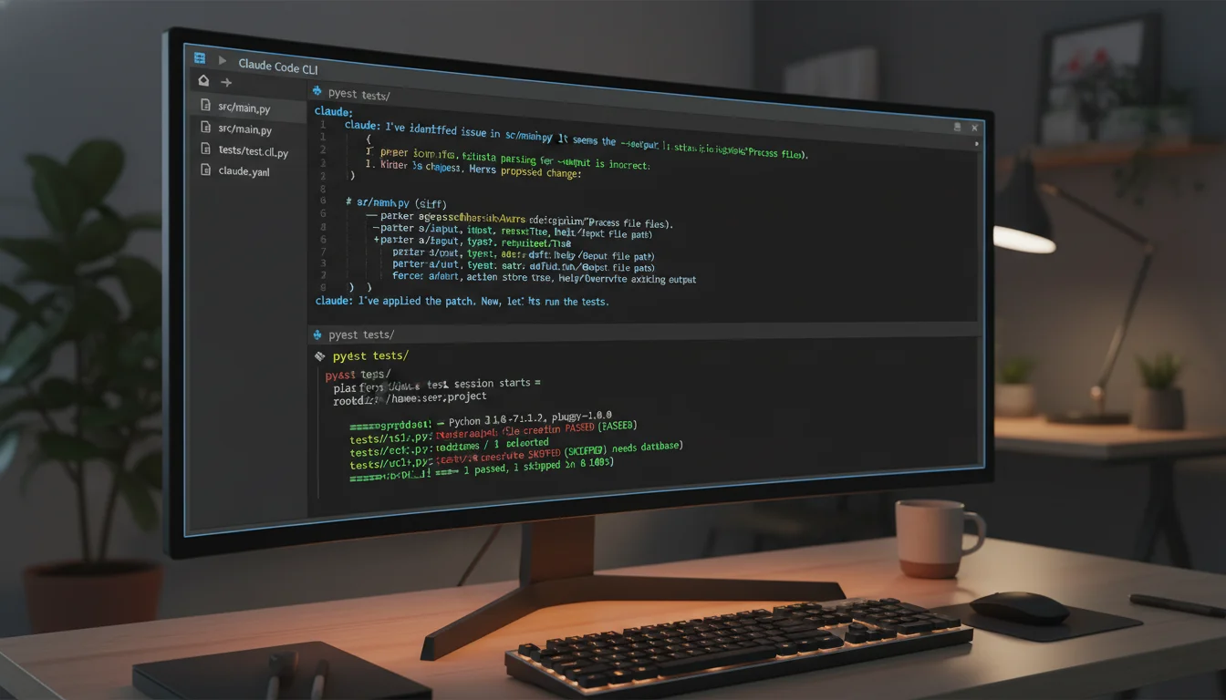 Terminal con Claude Code ejecutando tareas de desarrollo y SEO en un entorno profesional