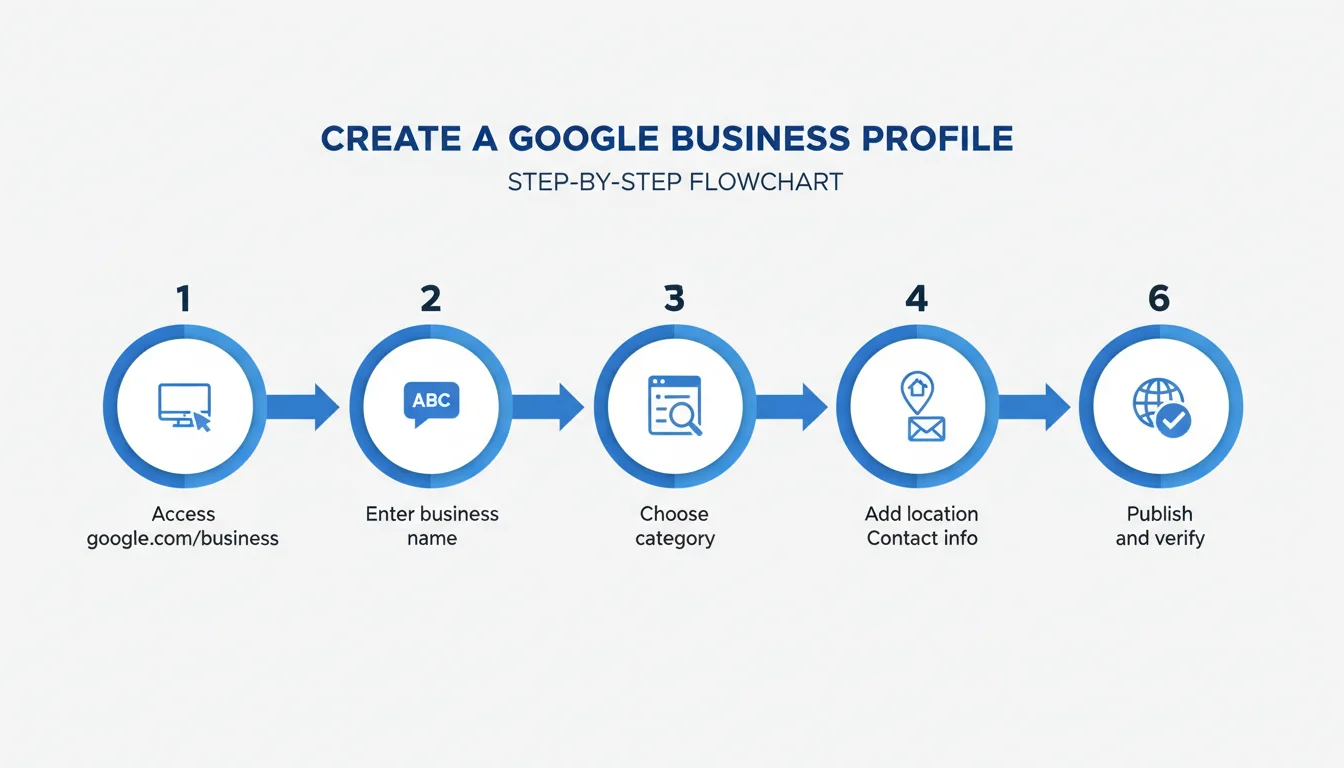 Pasos para crear un perfil de Google Business Profile