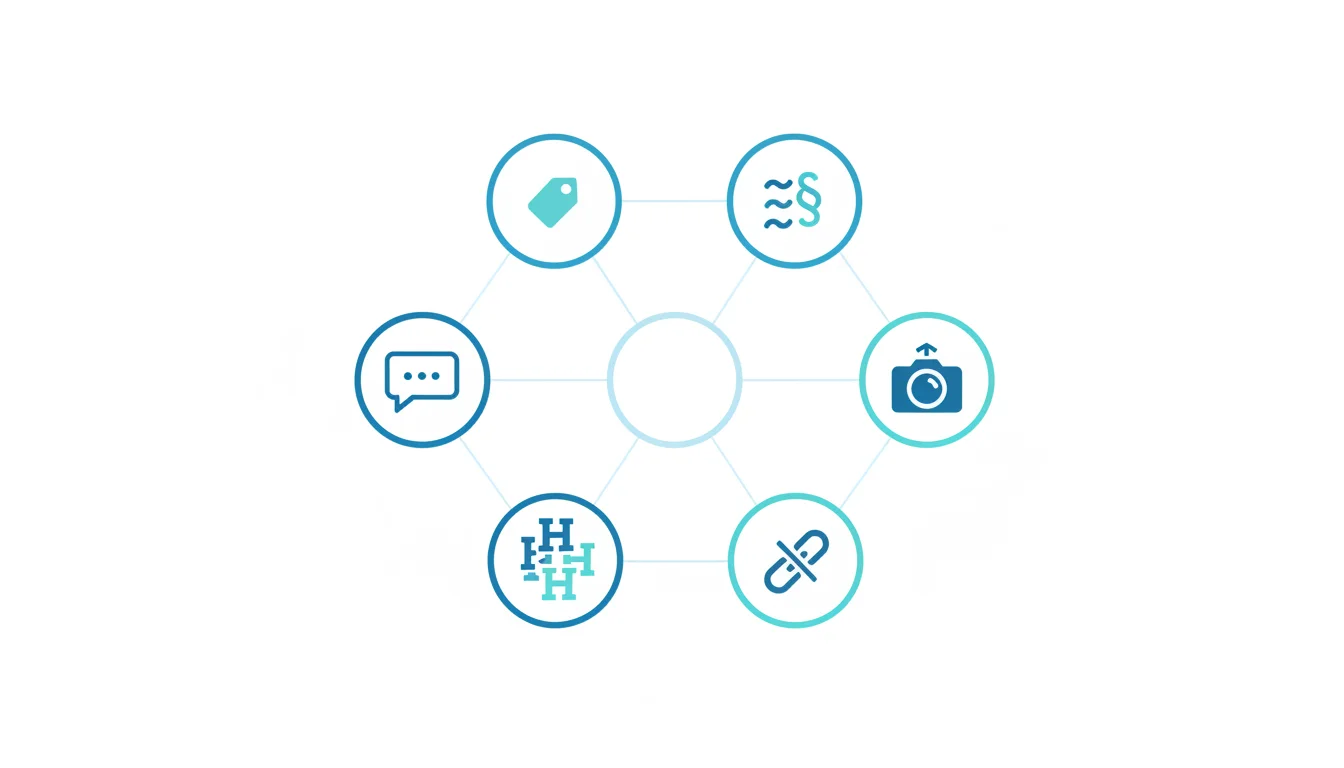 Elementos del SEO On-Page: título, meta description, encabezados, contenido, URLs, imágenes